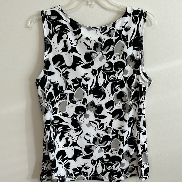 Tank top by Cleo, black, white & grey, women’s, size L - Picture 4 of 5